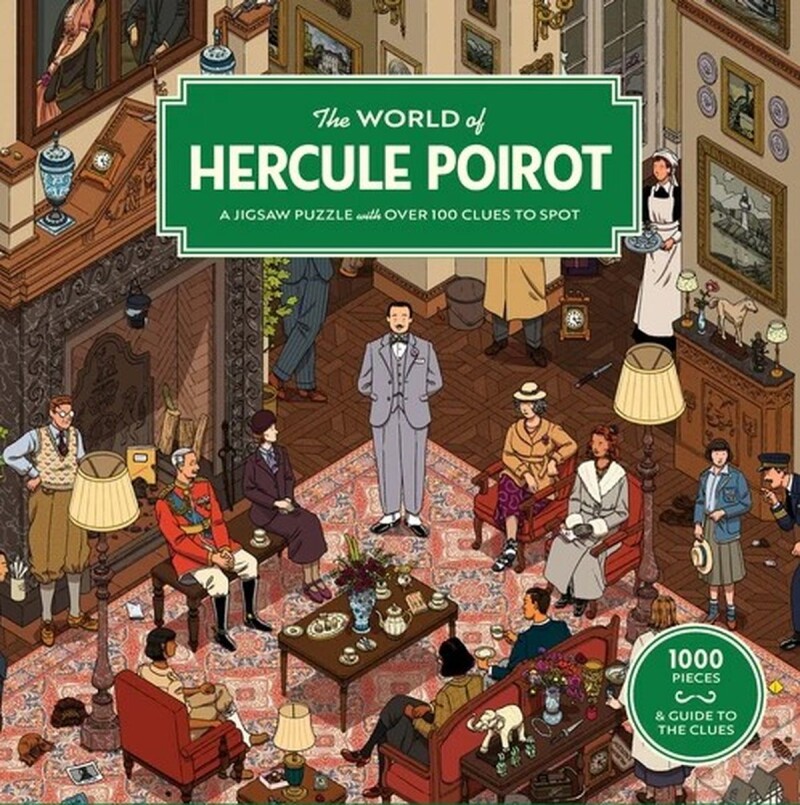 The World of Hercule Poirot: A 1000-Piece Jigsaw Puzzle The World of Hercule Poirot: A 1000-Piece Jigsaw Puzzle