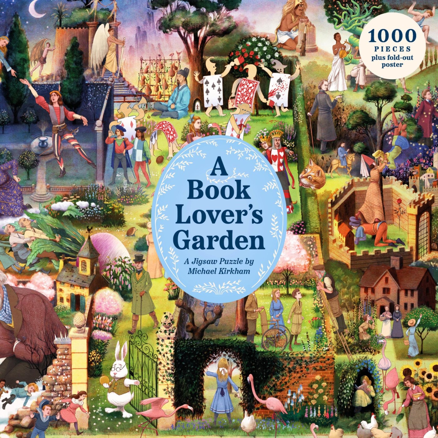 A Book Lover's Garden 1000 Piece Puzzle