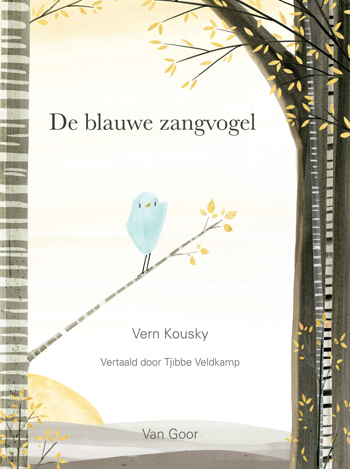 De blauwe zangvogel