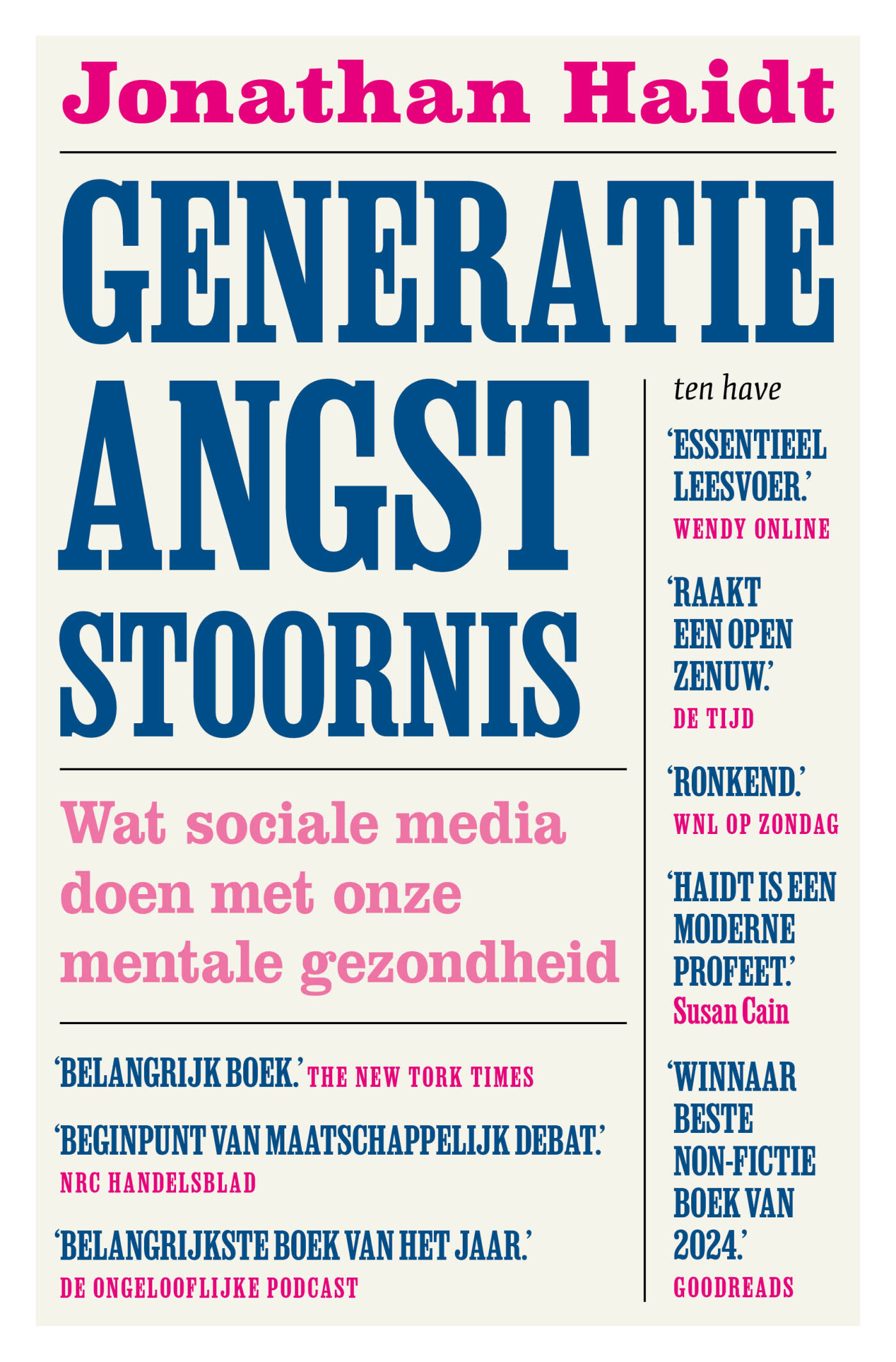 Generatie angststoornis Generatie angststoornis