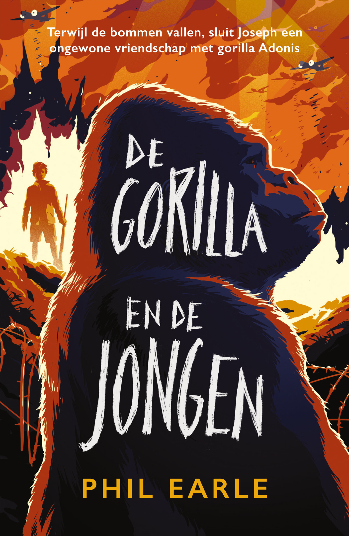 De gorilla en de jongen De gorilla en de jongen