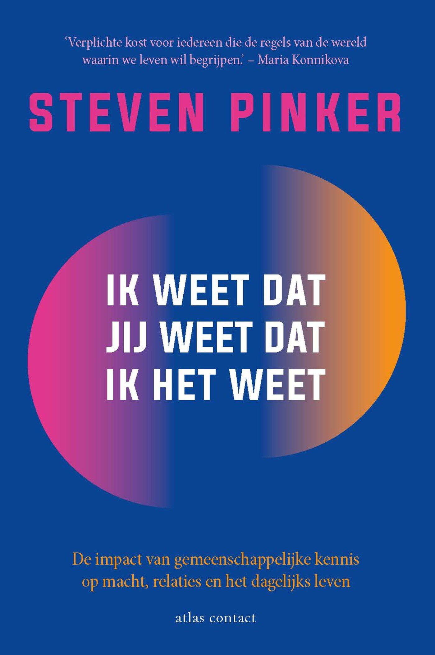 Ik weet dat jij weet dat ik het weet Ik weet dat jij weet dat ik het weet