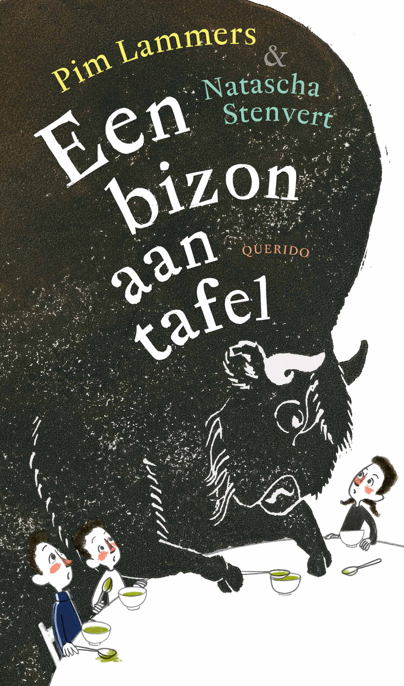 Een bizon aan tafel Een bizon aan tafel