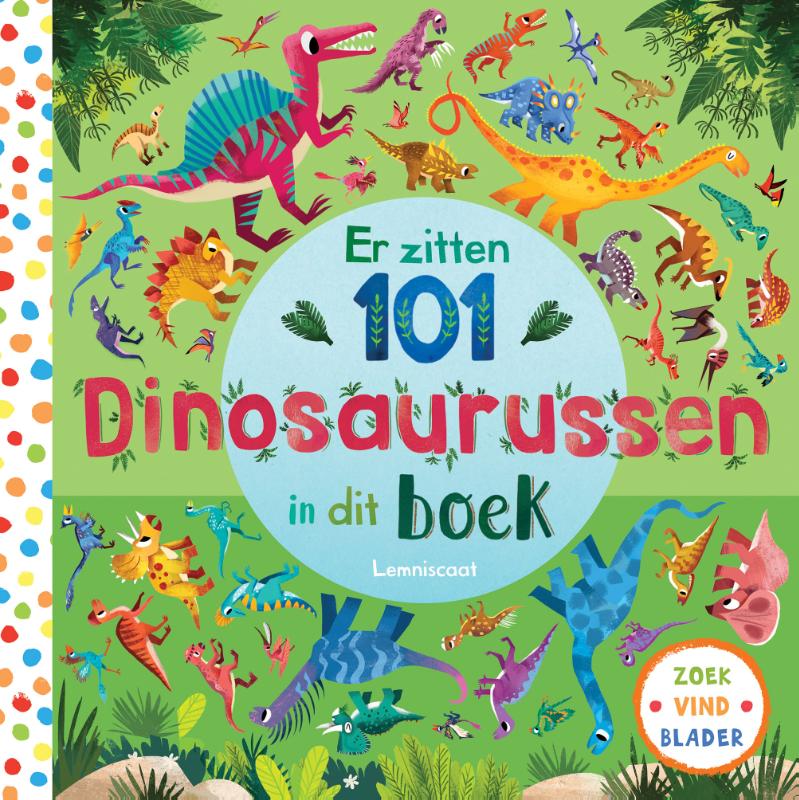 Er zitten 101 dinosaurussen in dit boek