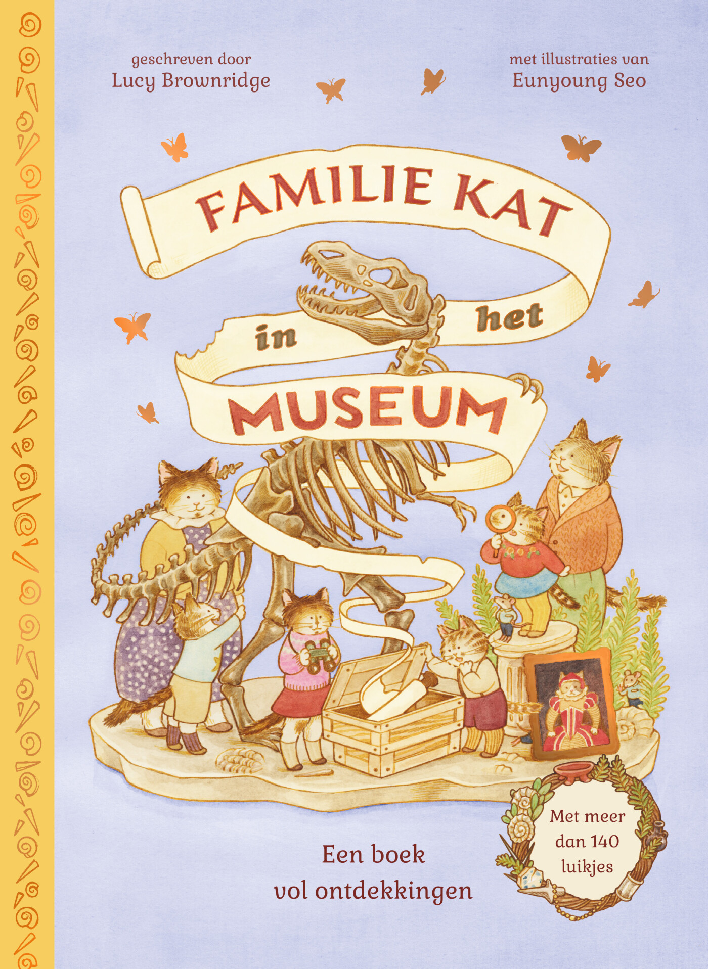 Familie Kat in het museum Familie Kat in het museum