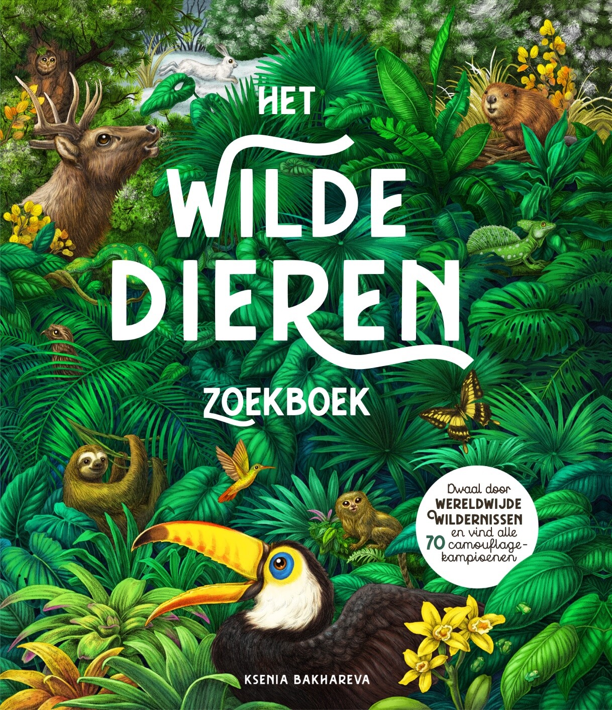 Het wilde dieren zoekboek Het wilde dieren zoekboek