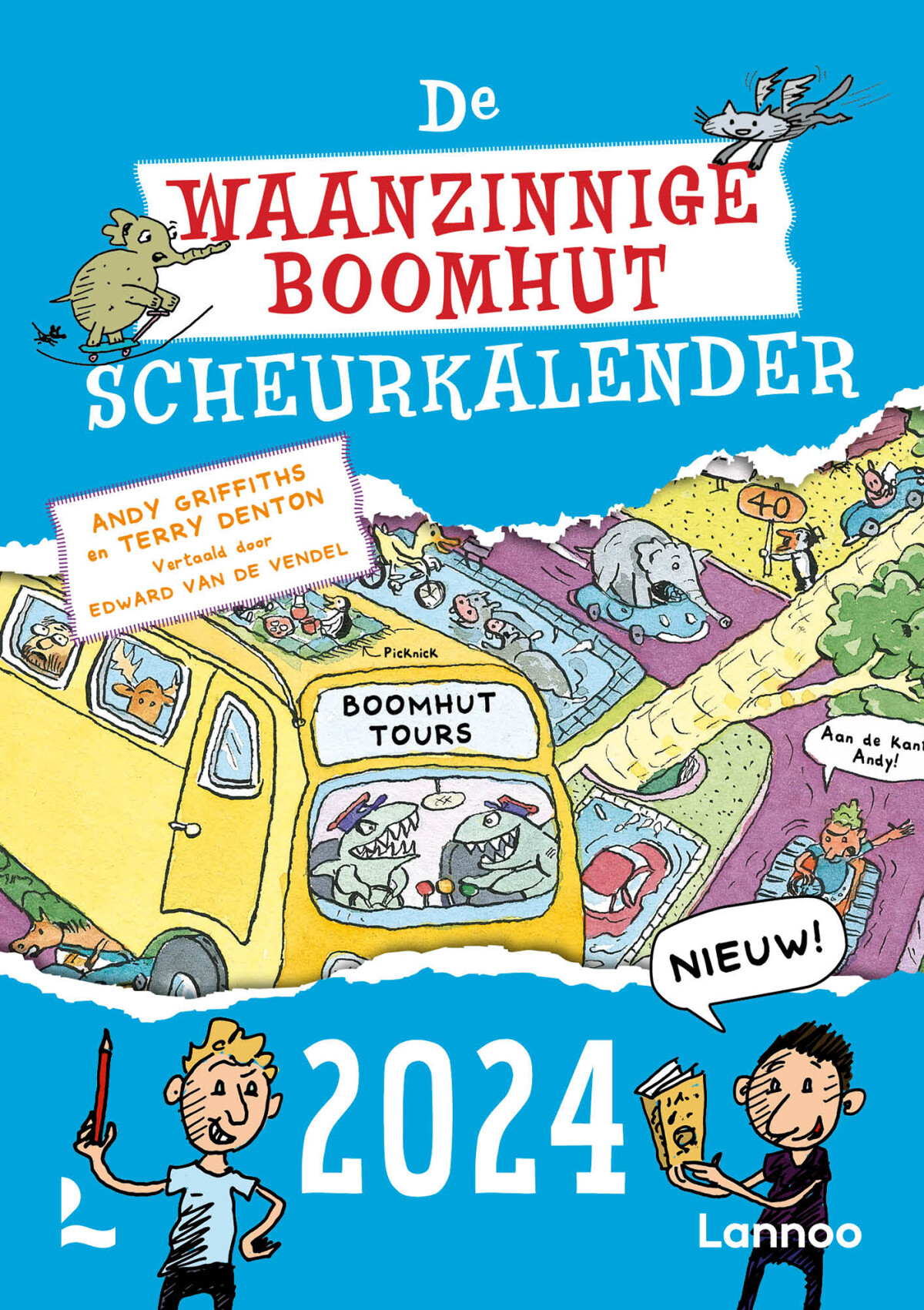 De waanzinnige boomhut scheurkalender 2024