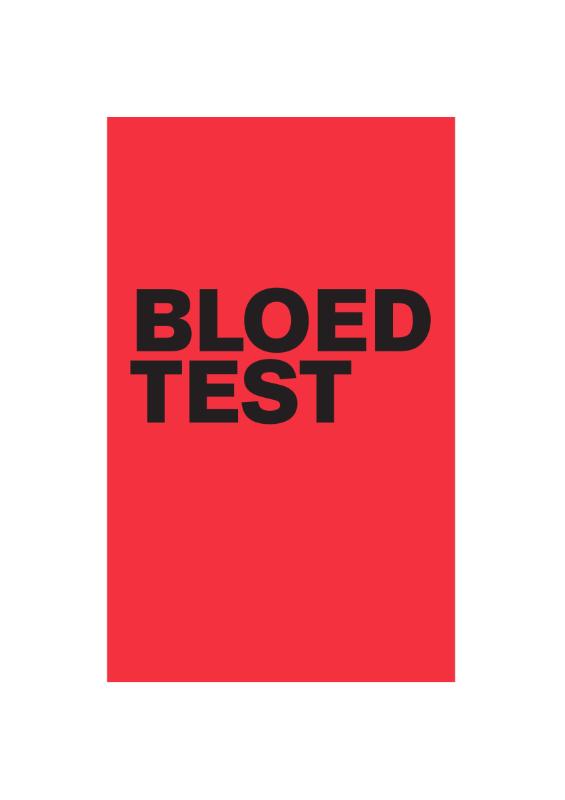 Bloedtest Bloedtest